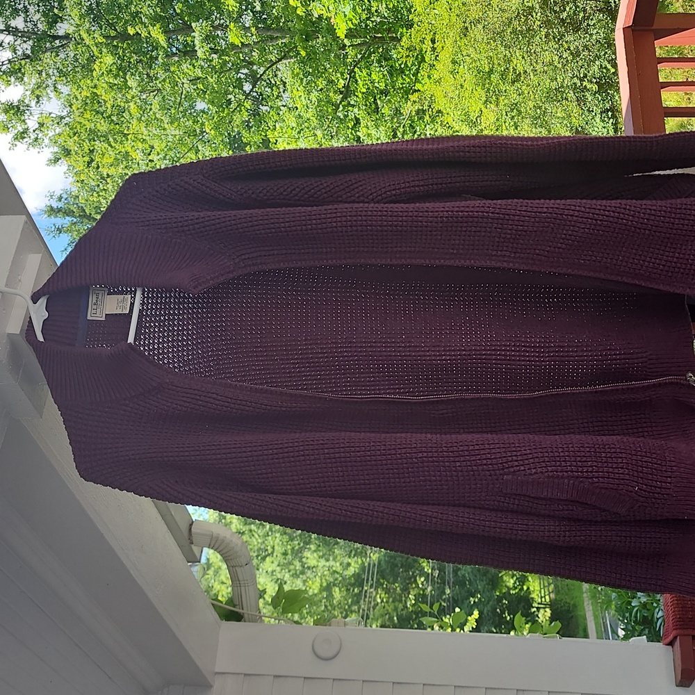 LLBean XXL Tall zip up sweater
